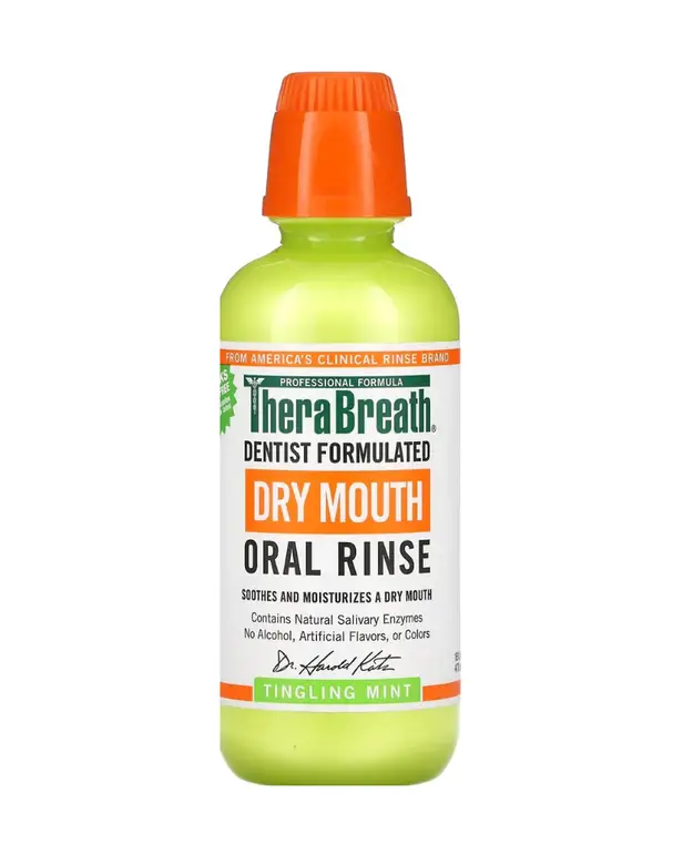 TheraBreath Dry Mouth Moisturizing Mint Mouthwash 473ml