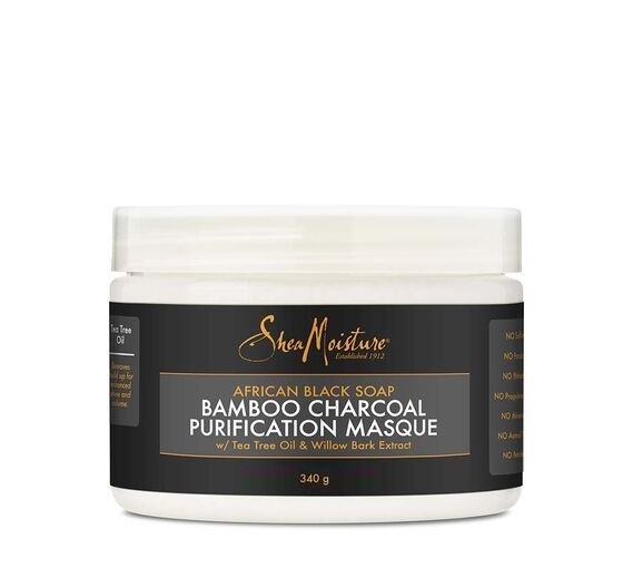 Shea Moisture African Black Soap Charcoal Hair Mask - 340g
