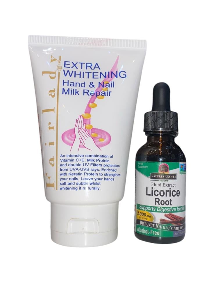 Fair Lady Hand Cream and Licorice Hand Lightening Kit