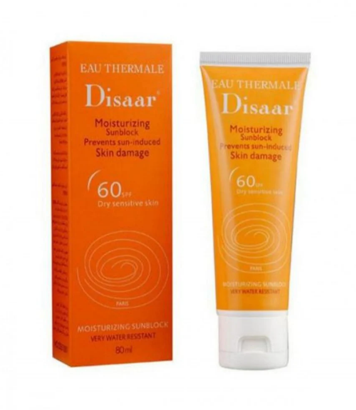 Disaar Thermal Moisturizing Sunscreen Cream SPF 60 80ml