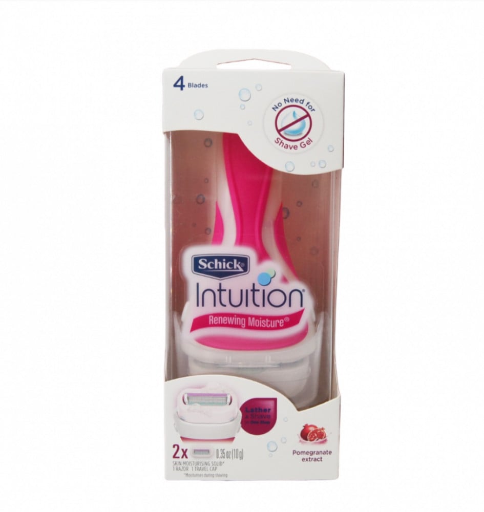 Schick Intuition Renewing Moisture - 4 Blade