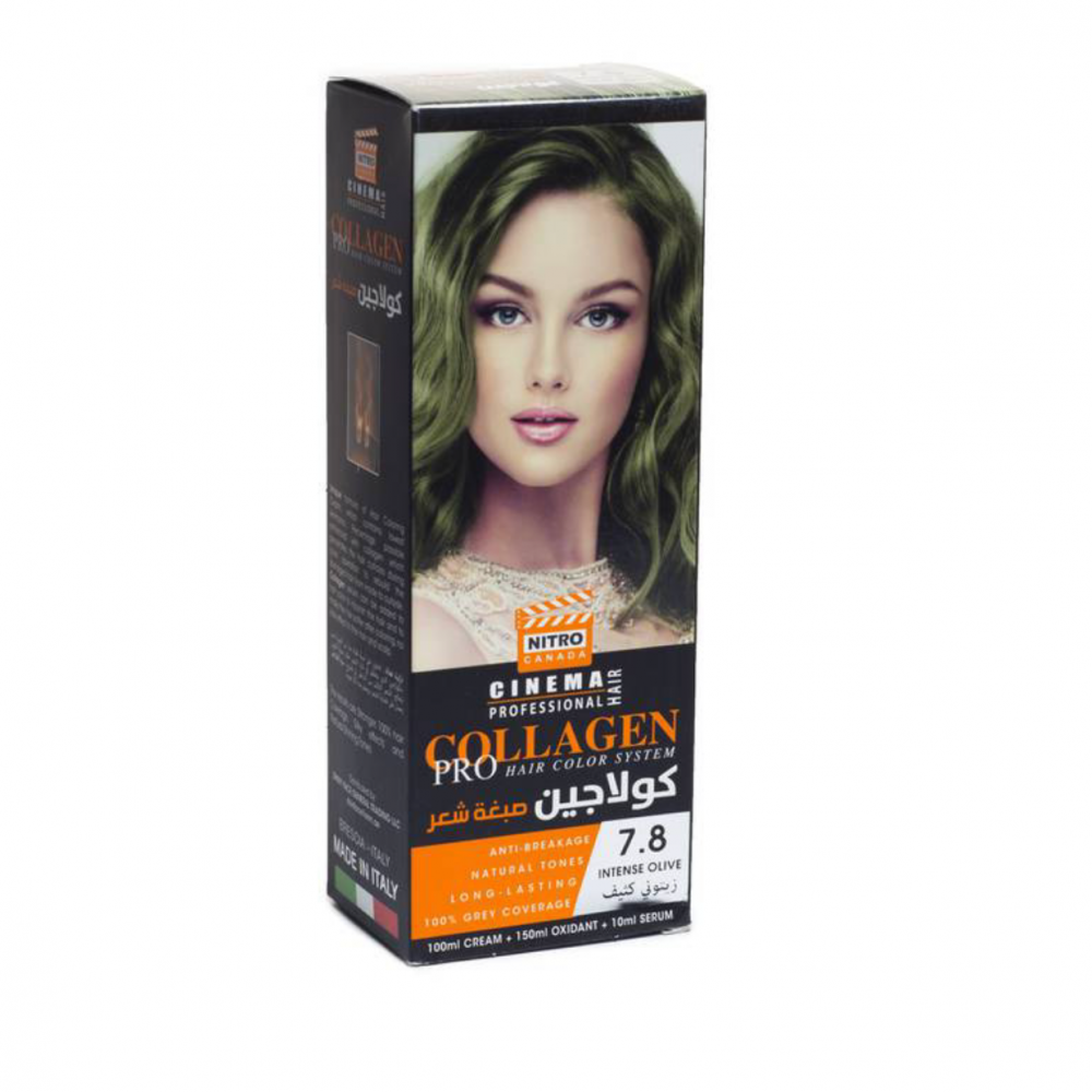 Collagen Hair Dye - Intense Olive