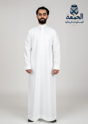 ثوب الاصيل  سحاب كريمي رجالي
