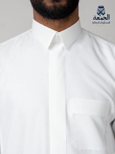 ثوب الاصيل قلاب ابيض رجالي