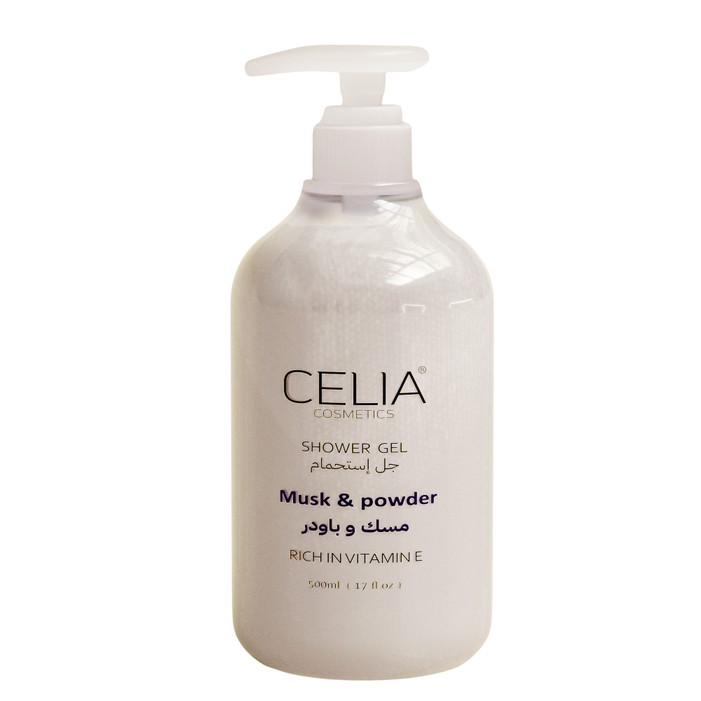 Musk & Powder Shower Gel - 500ml - celiacosmetics