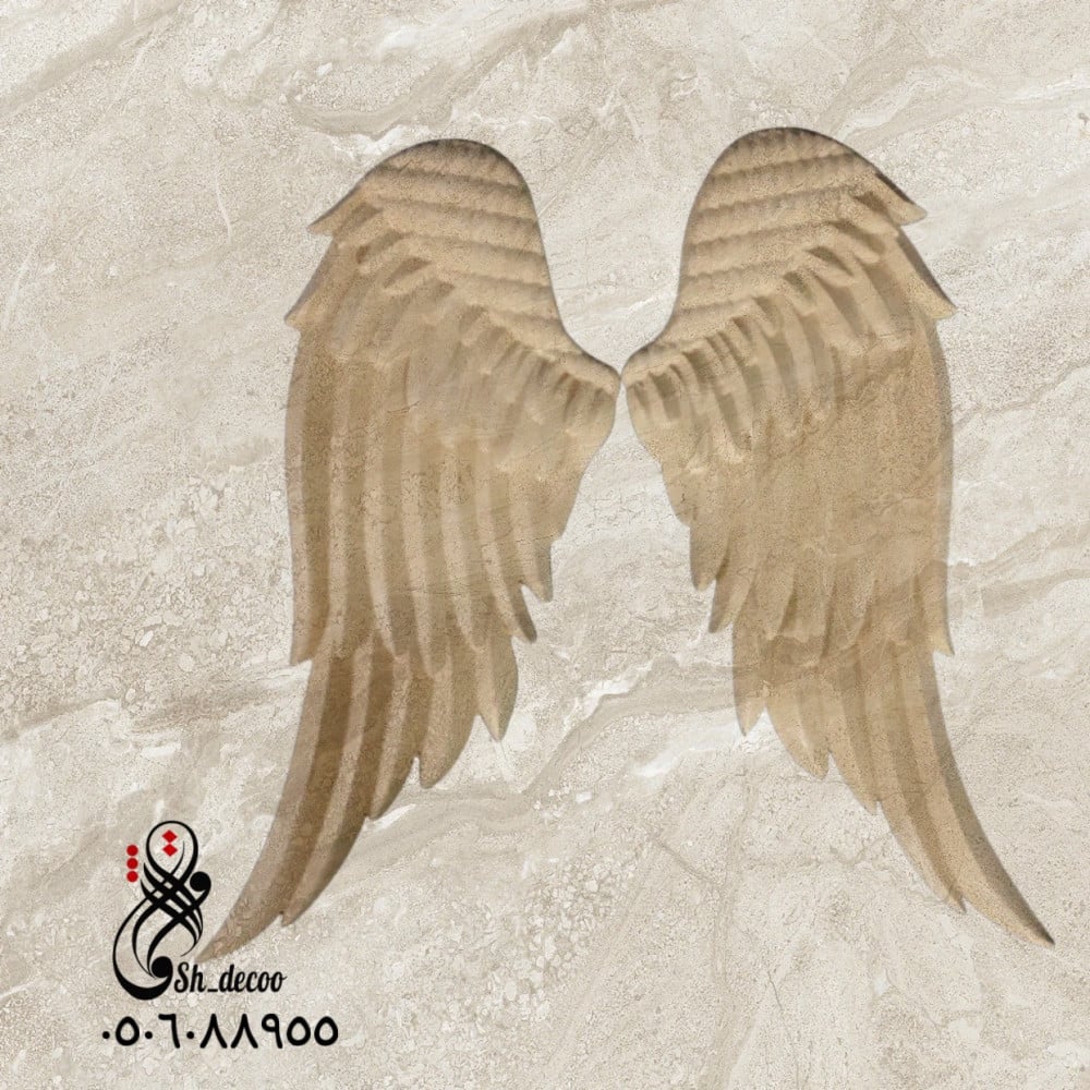 جناحين خشب مقاس الحبة 51 * 20 cm