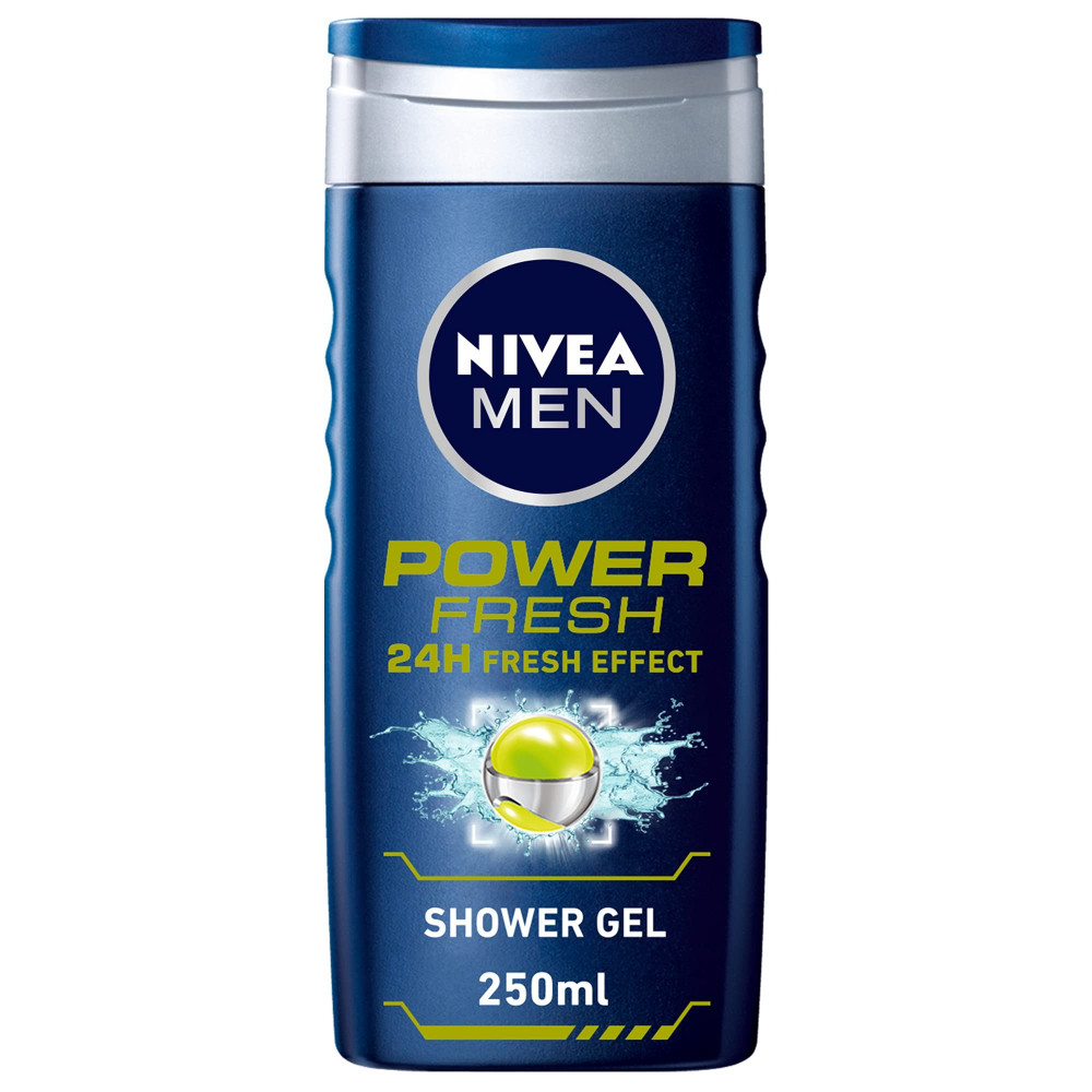NIVEA SHOWER GEL MEN POWER FRESH 250 ML