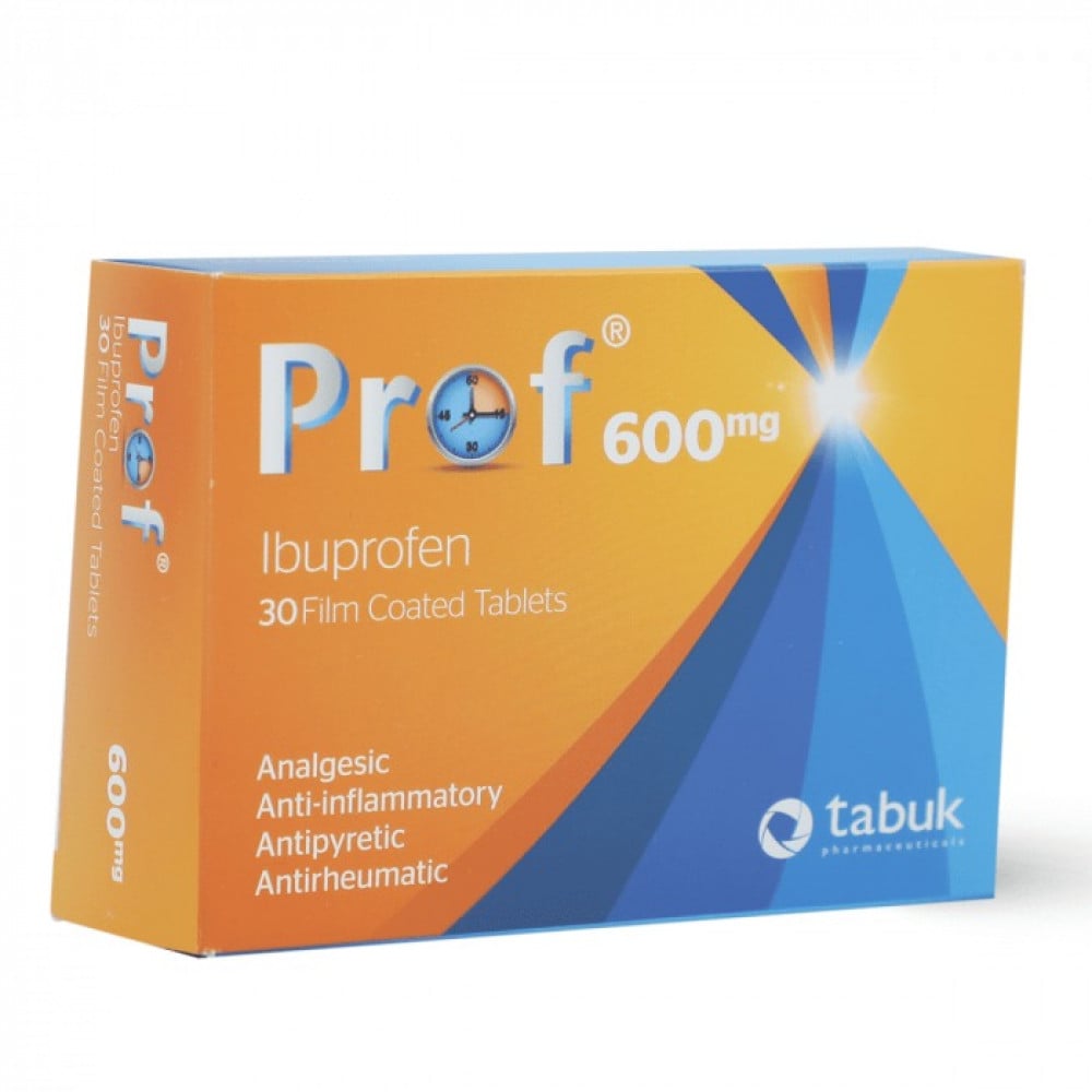 PROF 600MG 30 TAB