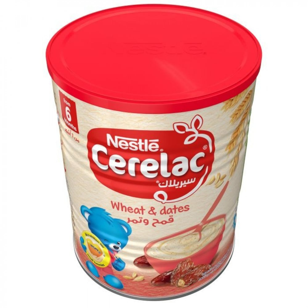 سيريلاك دقيق الحبوب للأطفال بالحديد+ قمح وتمر - 400 جم