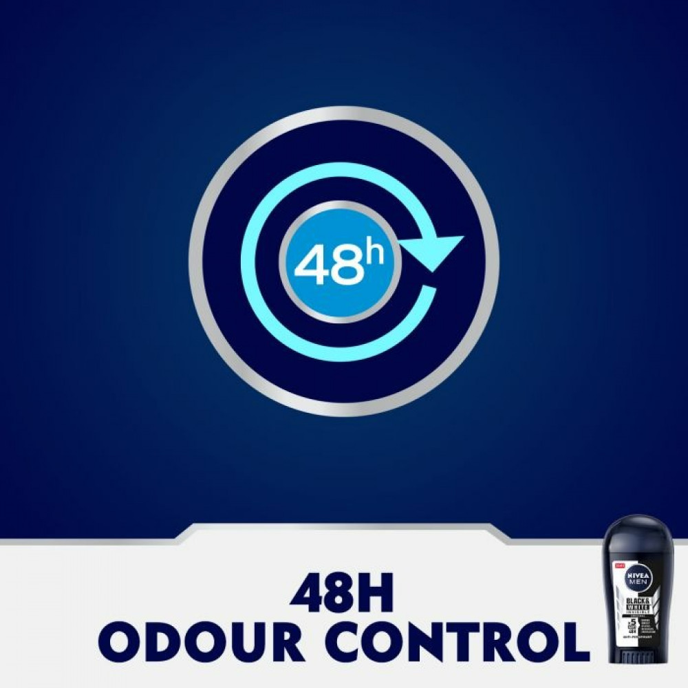 Nivea Deodorant Stick 40 ml black&white men