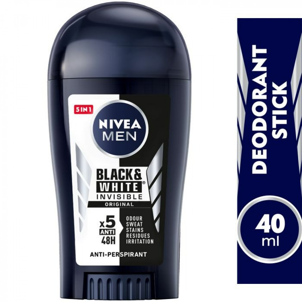 Nivea Deodorant Stick 40 ml black&white men