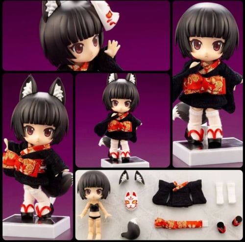 كيوبش دمية روح الثعلب الأسود