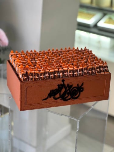 بوكس جلد لحلويات العيد