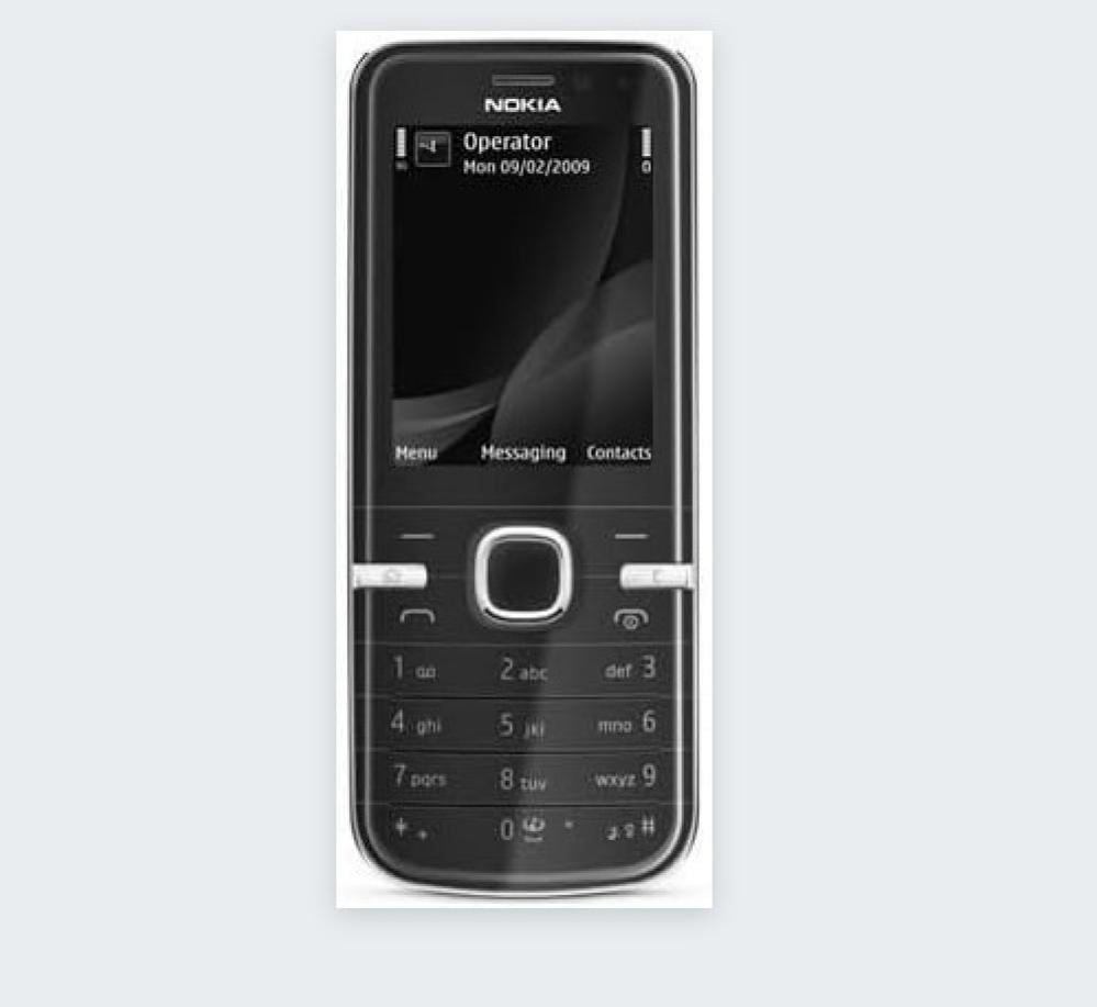 Nokia 6730 Classic Mobile Phone - Black