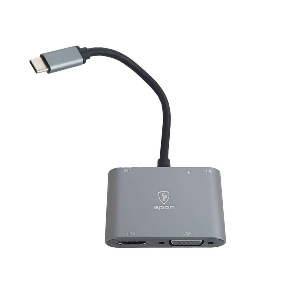 وصله 5 في 1 من SPON تايب سي