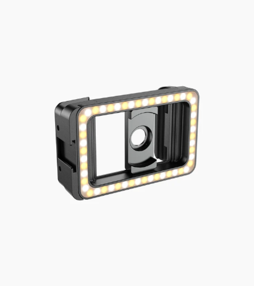 عدسة ماکرو HD بُعد بؤري 100 مم مع إضاءة LED