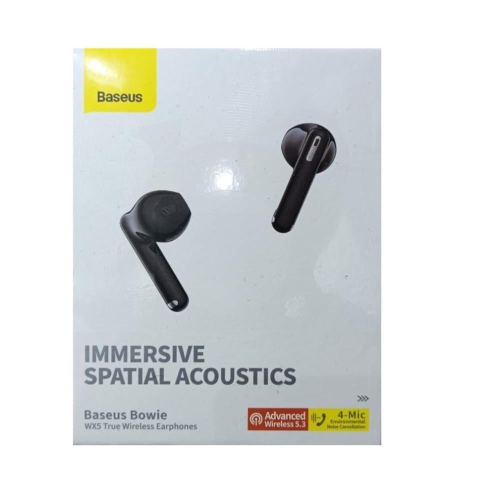 سماعة لاسلكية بيسوس لون اسود