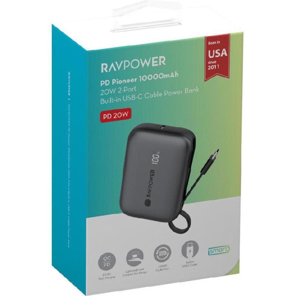 باور بنك راف باور 20 واط 10000 مللي امبير