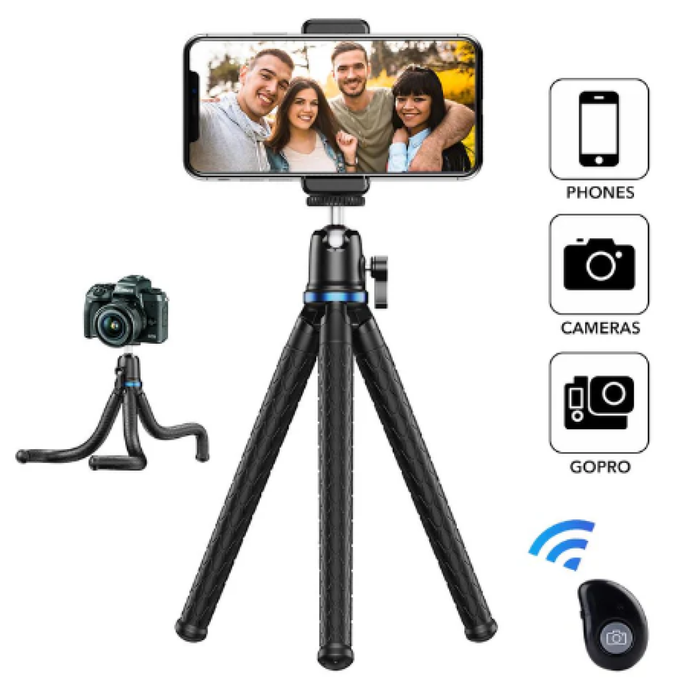 Flexible tripod for mobile