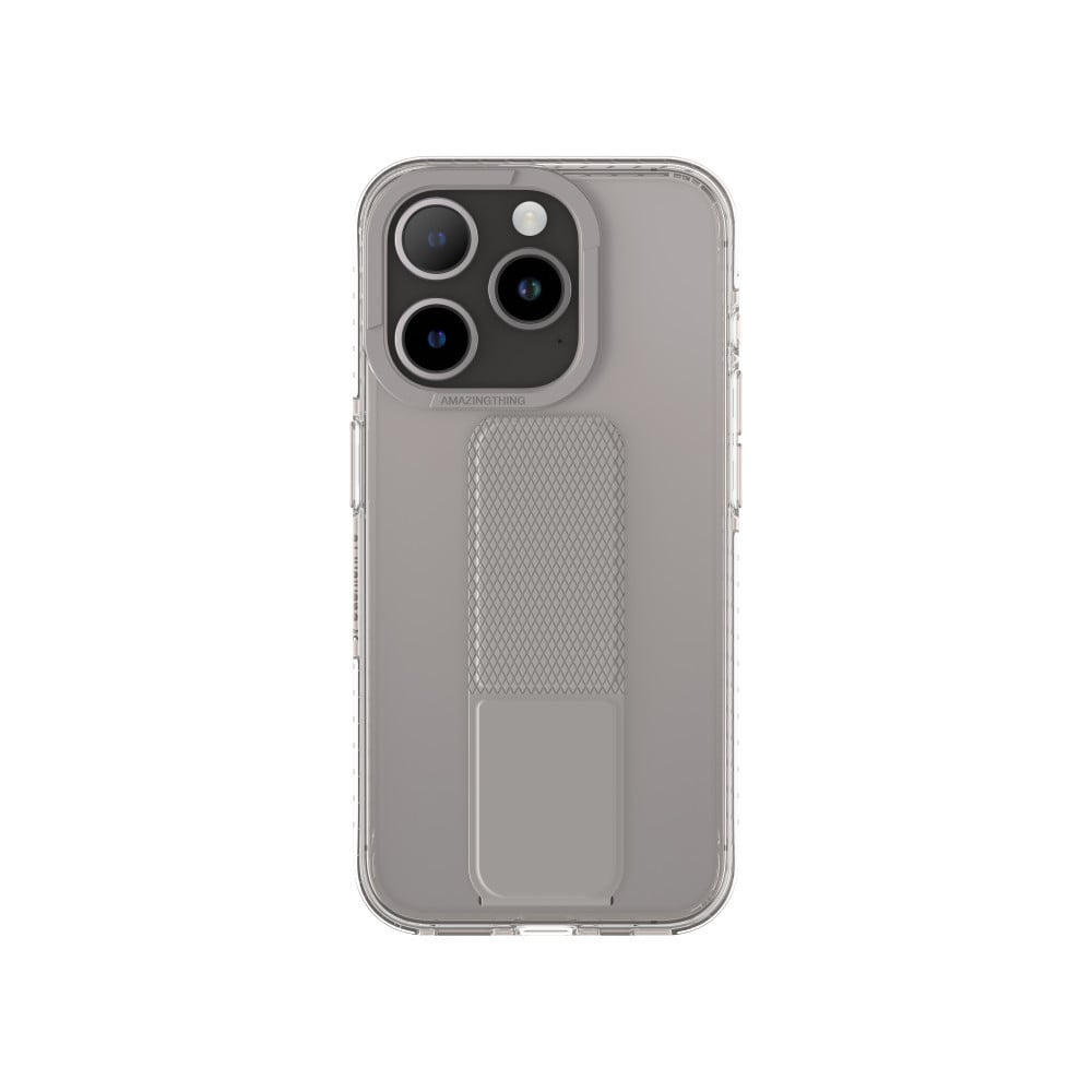 Titan Pro iPhone 15 Pro Case, Gray, with Grip, from AMAZING