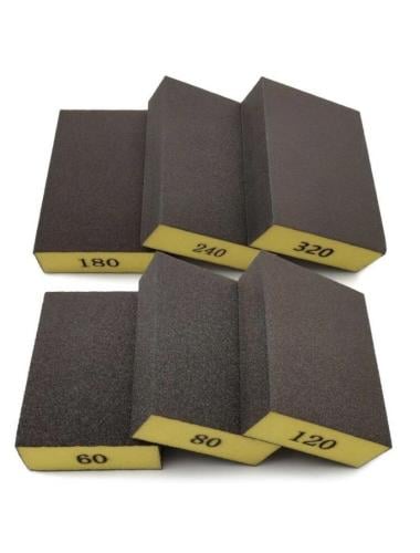 اسفنجة صنفرة - 6 قطع