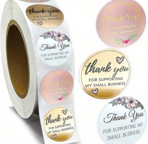 ستيكر دائري - Thank you - 500 حبة