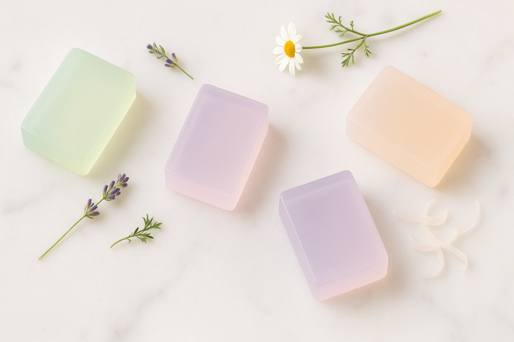 The best fragrances and colors for glycerin soap… and how to maintain transparency