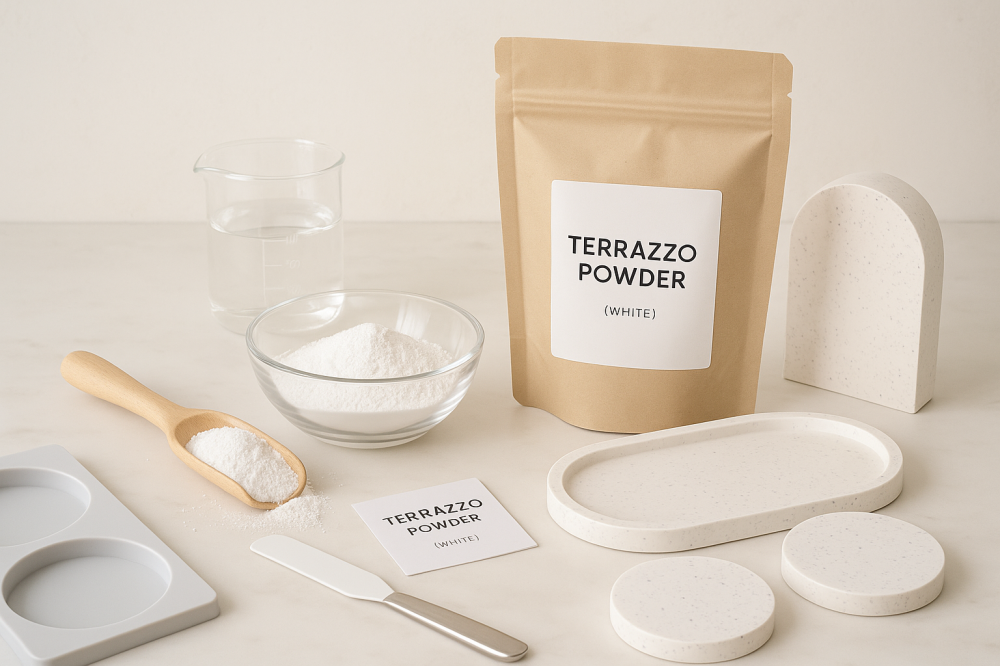 What is Kraft terrazzo powder? How does it differ from French plaster, and when should you choose each type?