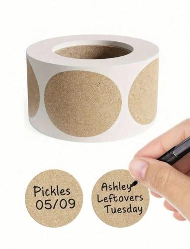 ستيكر دائري  فارغ - عدد 500 حبة