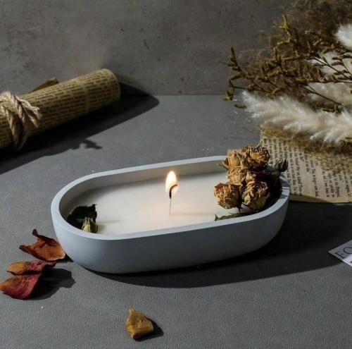 قالب سيلكون - وعاء بيضاوي رقم 1