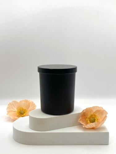 علبة زجاج - باللون الأسود