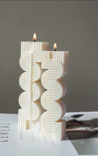 قالب سيلكون - شمعه S