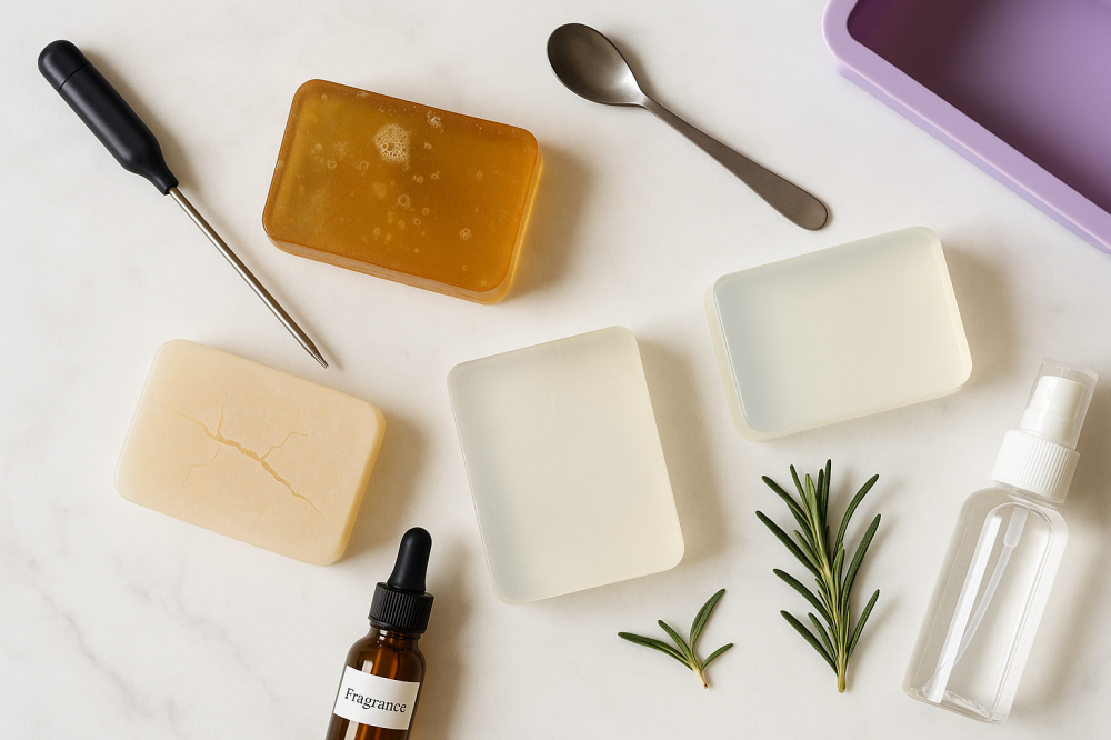 Common mistakes in glycerin soap (burning, weak scent, cracking)... and how to avoid them
