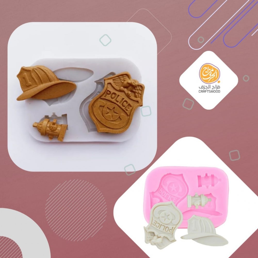 قالب شعار الشرطة