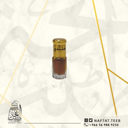 ربع تولة دهن عود هندي فاخر منكه بقطرات من الباتشولي والورد الطائفي