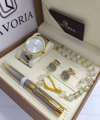 طقم ساعة رجالي لافوريا LAVORIA Watch