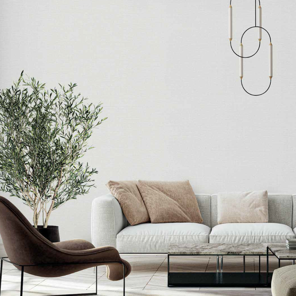 ورق جدران ساده كوري رمادي فاتح