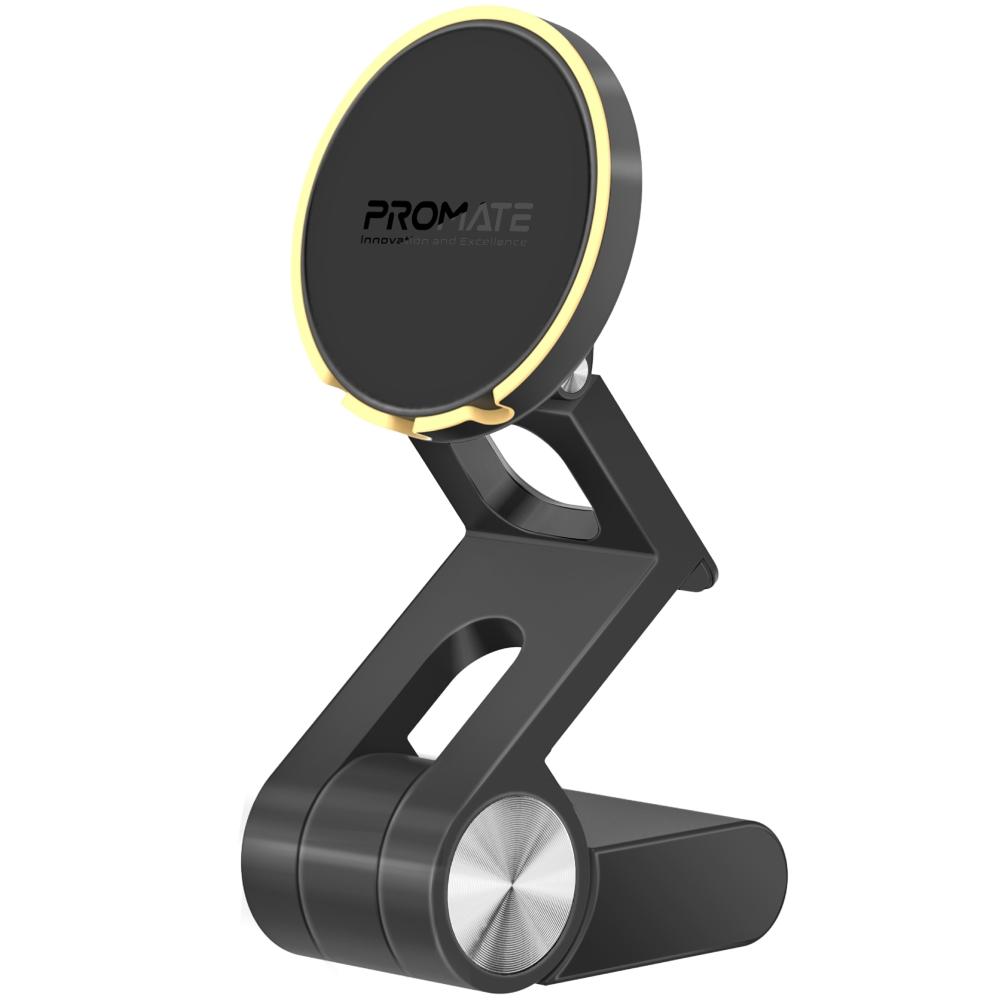 أحدث حامل جوال وكاميرا قابل للتمديد ، متوافق مع تقنية ماج سيف ويتميز بتصميم قابل للطي بالإضافة إلى دعم تقنية أبل Continuity مع ضبط مستمر لوضعية الكاميرا وهو متوافق مع أحجام شاشات مختلفة - Promate VersaMount