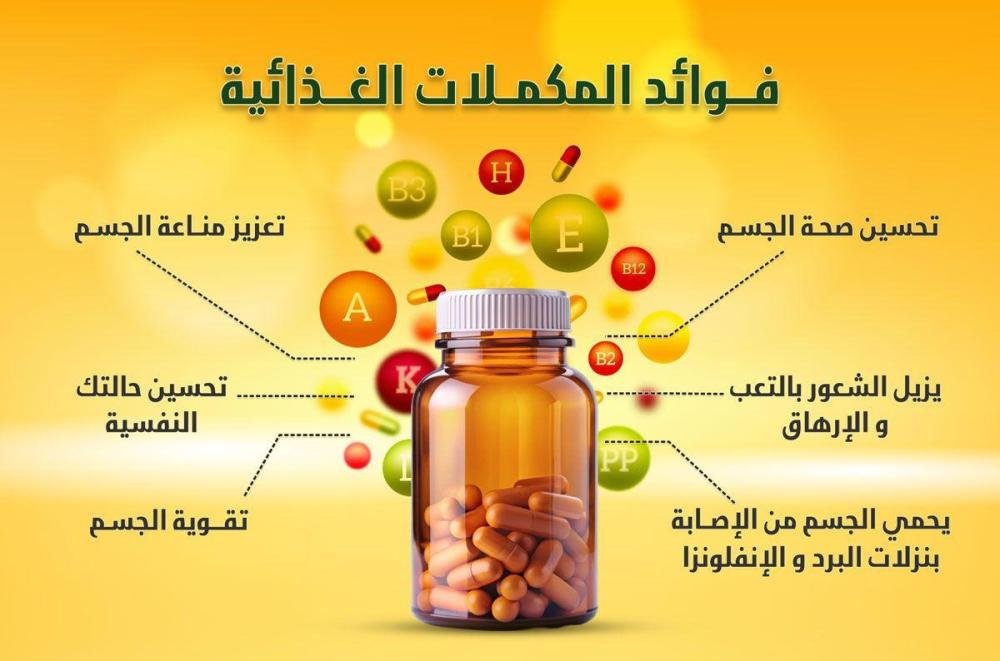 استخدام المكملات الغذائية و نصائح لتحسين صحتك