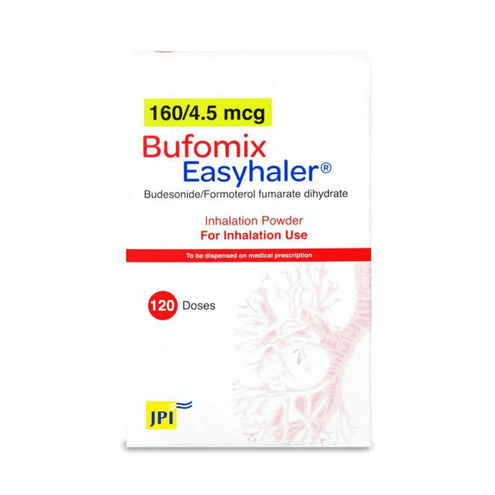 بوفوميكس بخاخ ١٢٠ جرعة |BUFOMIX EASYHALER 160/4.5MCG 120DOSE