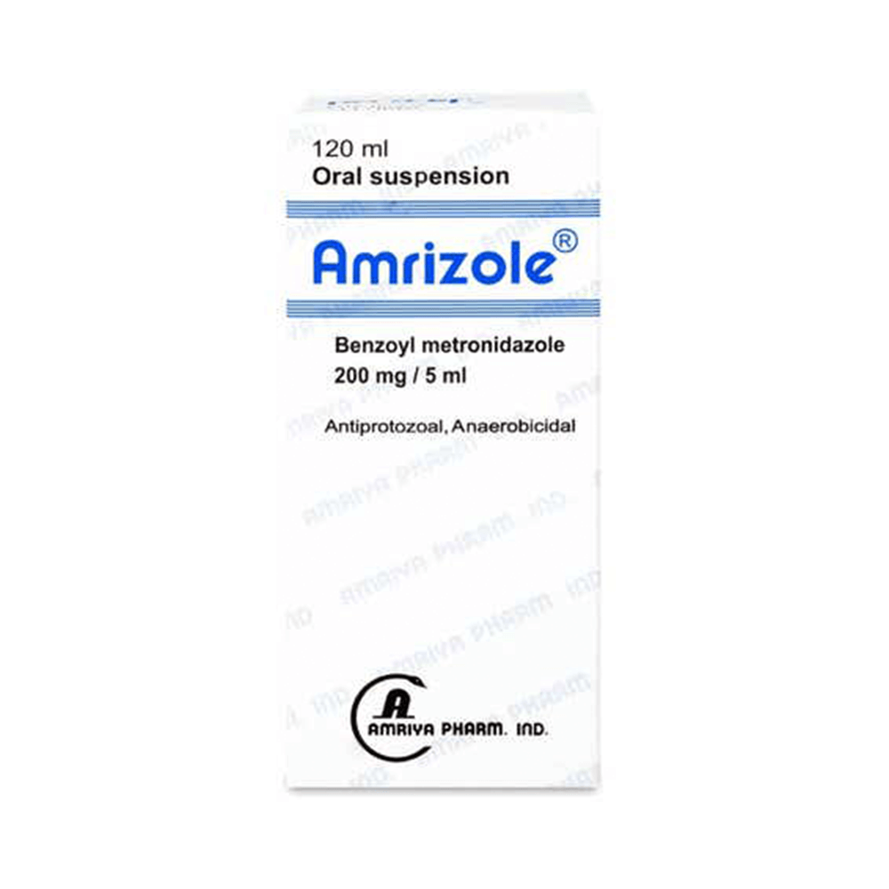 أمريزول معلق ١٢٠ مل |AMRIZOLE 200 MG/ 5 ML SUSP 120 ML
