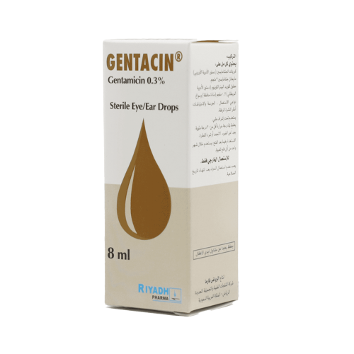 جنتاسين 0.3٪ نقط عين 8 مل|GENTACIN 0.3% EYE DROPS...