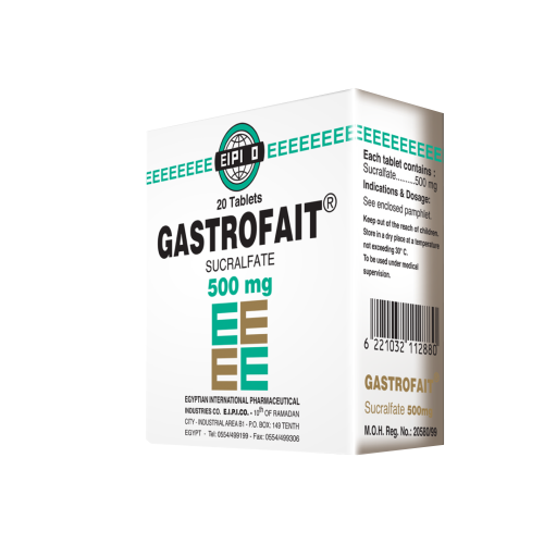 جاستروفيت 500 مليجرام 20 قرص|GASTROFAIT 500MG 20TA...