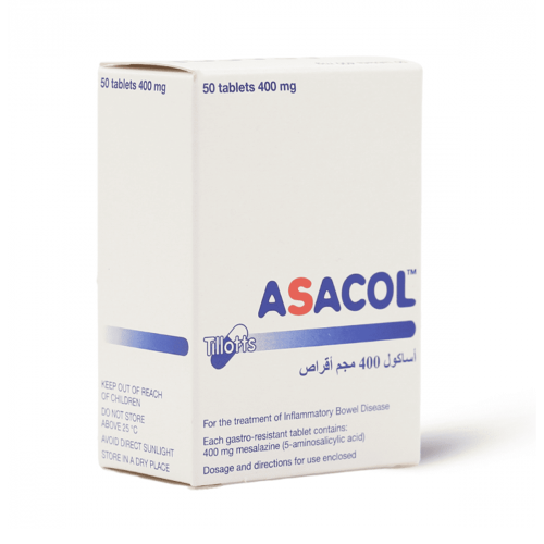 أساكول ٤٠٠ مجم أقراص ٥٠ قرص|ASACOL 400MG 50TAB