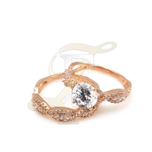 خاتم توينز (زركون) فضة عيار 925