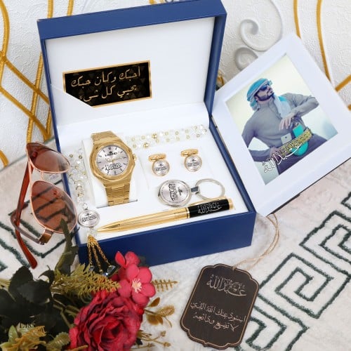 ساعة رجالية ب تصميم مميز بالاسم