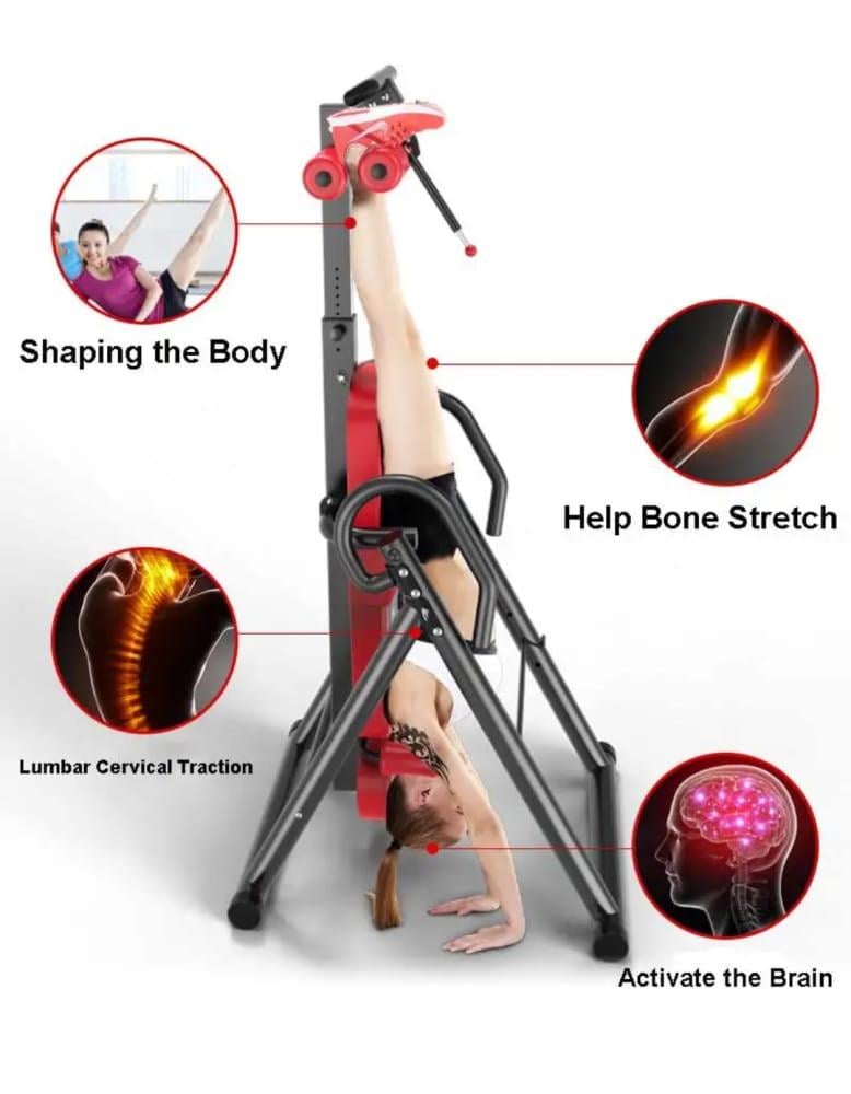 جهاز شد الظهر والفقرات الطاولة المعكوسة لتمارين الظهر والفقرات باك ريست