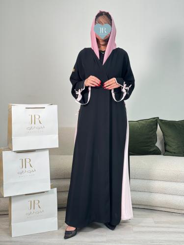 National day abaya | عباية راقيه وردي