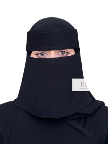 نقاب بقماش كوري قصير | مغاطين مقوى