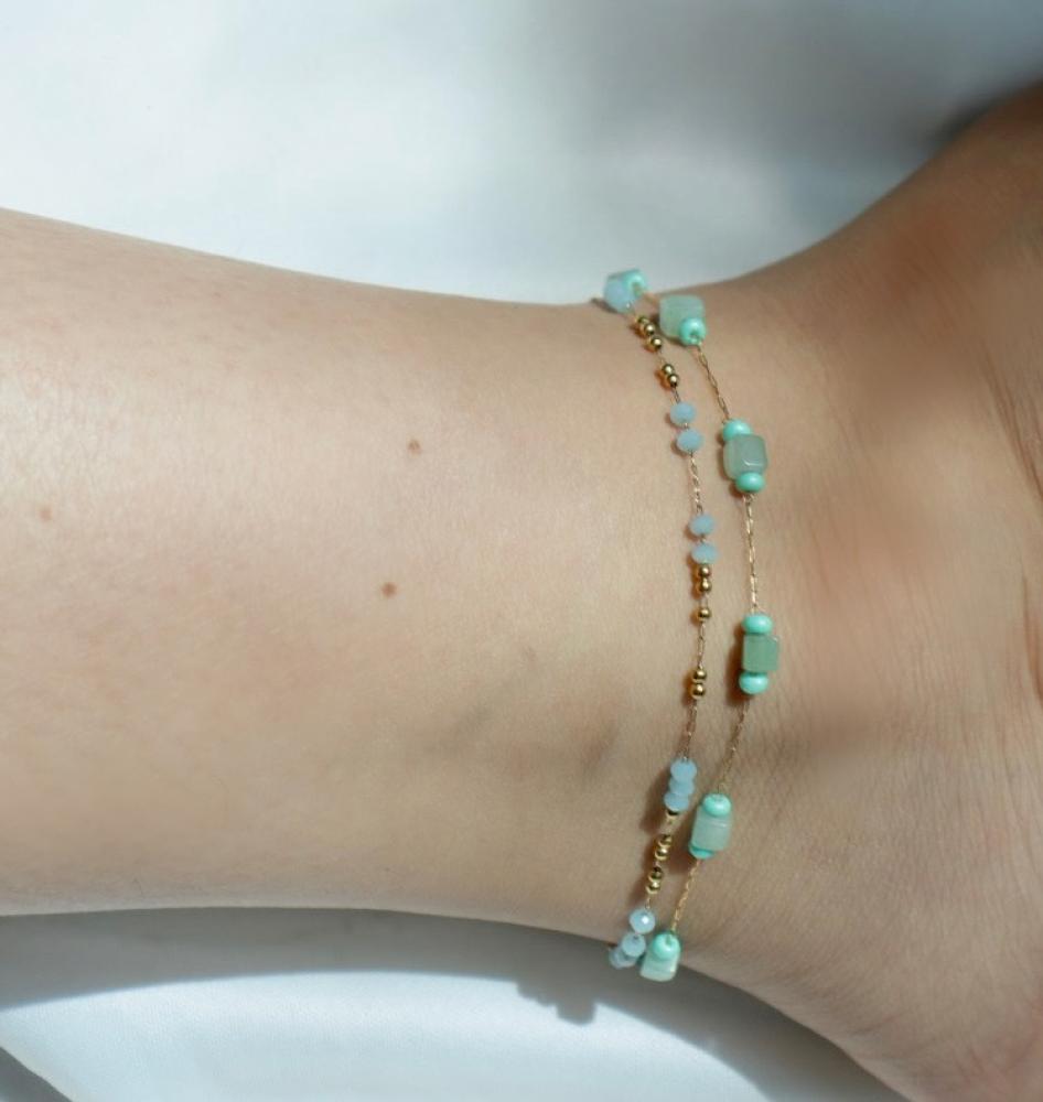 Mixed gold & blue